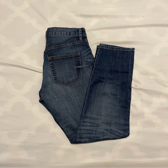 UNIQLO x KAIHARA slim boyfriend tapered mid rise jeans, S - Picture 3 of 7